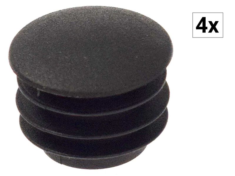 BERG Lamellenstopfen für Buddy/Rally, Rundrohr 18x14-17 x 11 mm, 4 Stück