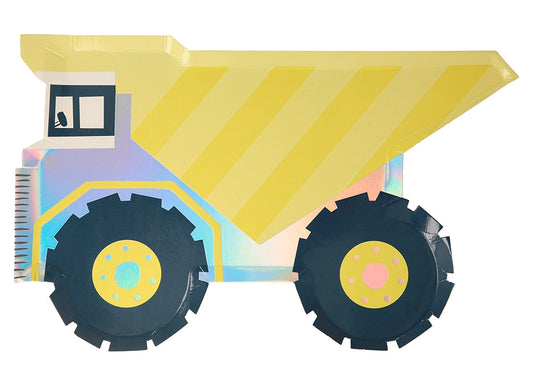 Baustelle Pappteller