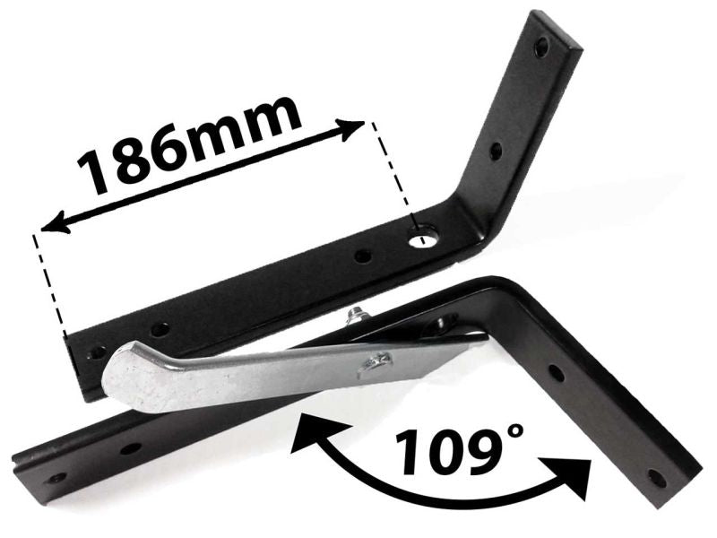 BERG Kotflügelhalter 460 für Pedal-Gokarts mit XL/XXL-Rahmen, 71°