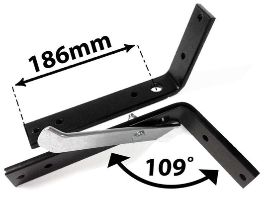 BERG Kotflügelhalter 460 für Pedal-Gokarts mit XL/XXL-Rahmen, 71°