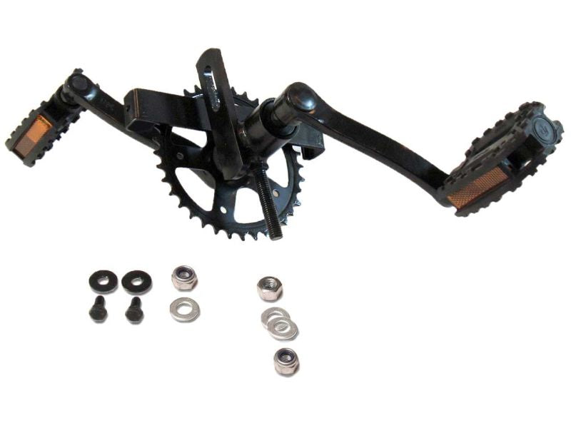 BERG Tretlager mit Kurbelset 140 36Z inkl. Pedale für Pedal-Gokarts