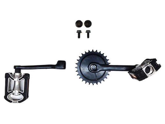 BERG Kurbelsatz inkl. Pedale für Pedal-Gokarts mit XL/XXL-Rahmen, 140/28Z