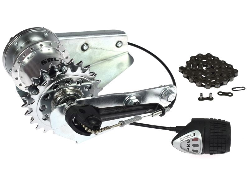 BERG BF-3 Nabe und Handschaltung für XL Pedal-Gokarts, Bj. 2000-2014