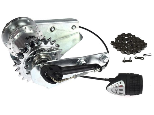 BERG BF-3 Nabe und Handschaltung für XL Pedal-Gokarts, Bj. 2000-2014