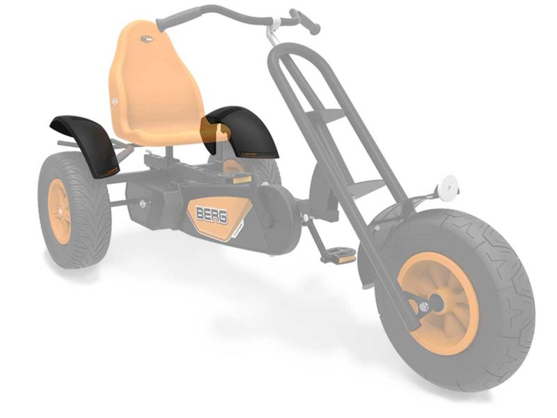 BERG Kotflügel-Set hinten 71° für Chopper