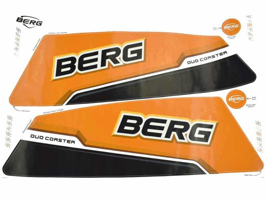 BERG Aufkleber-Set für XL Chopper Pedal-Gokart