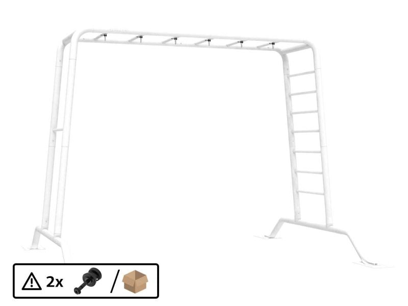 BERG PlayBase Gleitbuchse für Karabineraufhängung, mit Schraube, 2 Stück