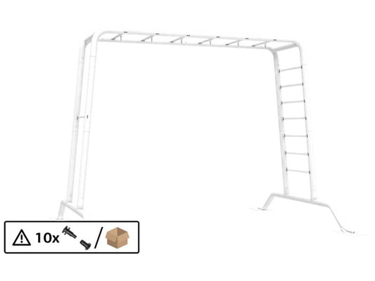 BERG Monkey Bar Doppelschrauben für Sprossen PlayBase, Vierkant, 10 Stück