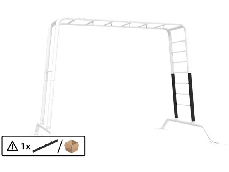 BERG Rahmenrohr unten für Seitenteil Leiter PlayBase, Vierkant-Verschraubung