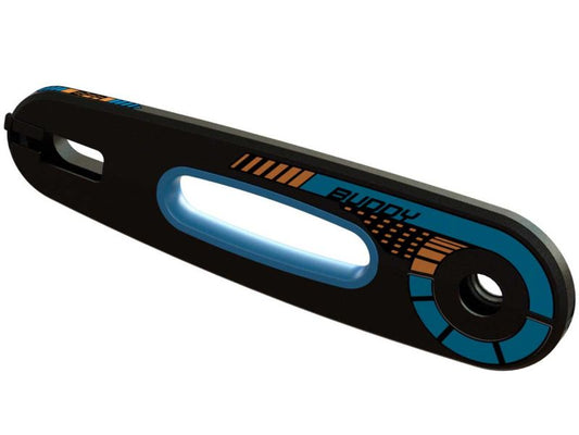 BERG Kettenkasten für Buddy B-Orange Pedal-Gokart, orange/blau, vorne