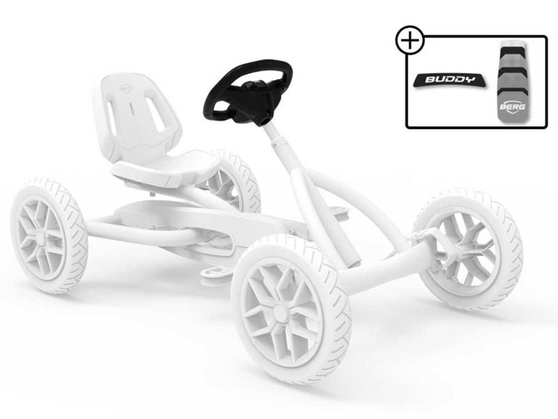 BERG Lenkrad für Buddy 2.0 Pedal-Gokart, schwarz