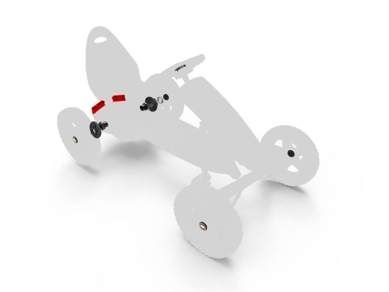 BERG Rally Orange Kunststoffteile-Set für Pedal-Gokart, 12-tlg.