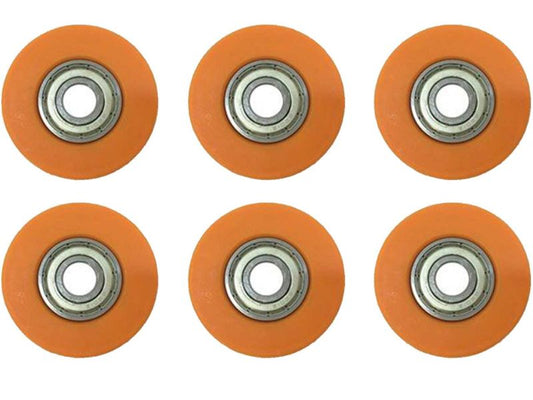 BERG Radkappen für Buddy Pro Pedal-Gokarts , 12 mm, orange, 6 Stück