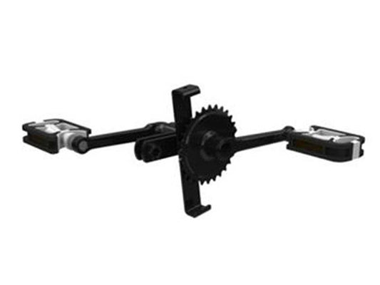 BERG Tretlager mit Kurbelset 140 28Z inkl. Pedale für BERG Gran Tour