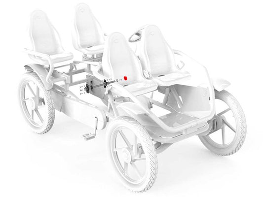 BERG Hinterachse für Gran Tour Pedal-Gokart, links