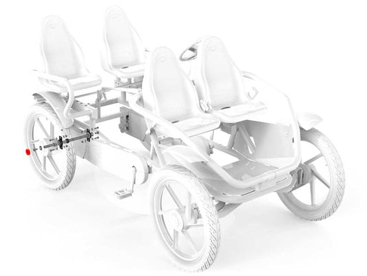 BERG Hinterachse für Gran Tour Pedal-Gokart, rechts