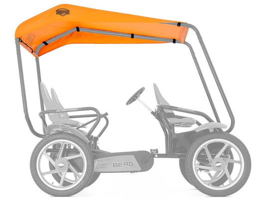 BERG Ersatztuch für Sonnendach für Gran Tour Pedal-Gokart, orangefarben