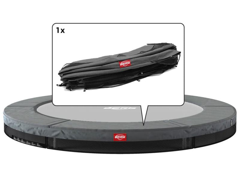 BERG Schutzrand für Favorit InGround 200 Trampoline, grau