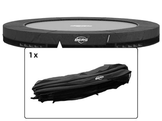 BERG Schutzrand für Champion InGround 270 Trampoline, grau, ab Baujahr 2022