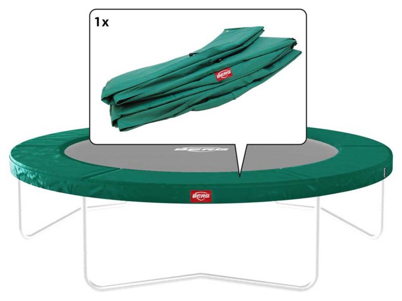 BERG Schutzrand für Favorit Regular 330 Trampoline, grün, 6-tlg. segmentiert