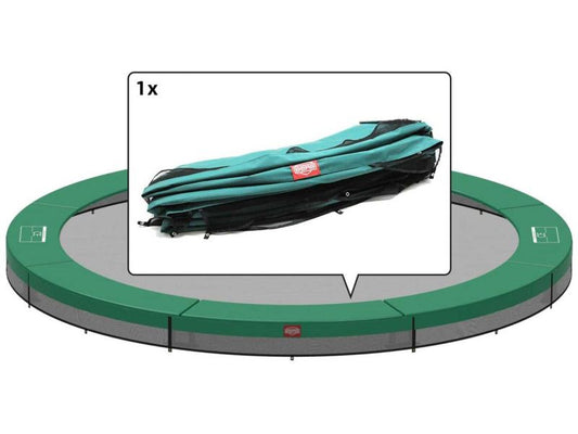 BERG Schutzrand für Favorit InGround 380 Trampoline, grün