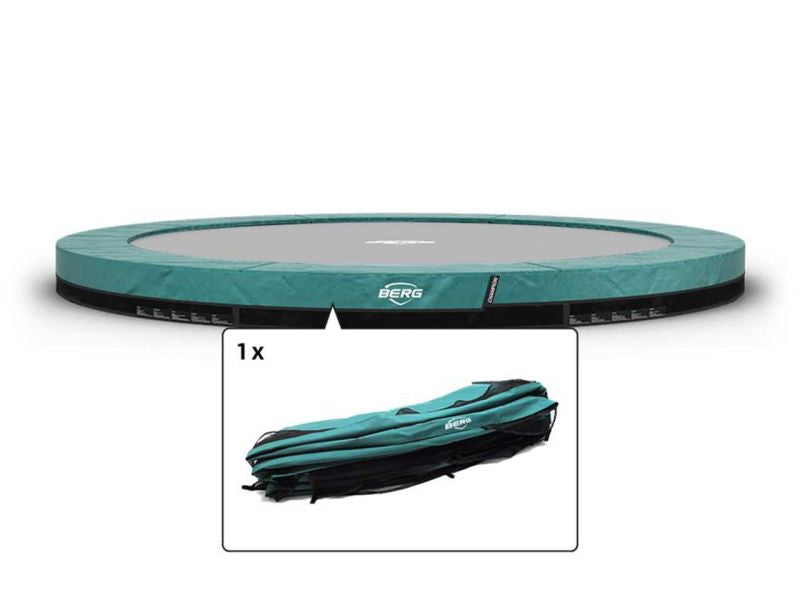 BERG Schutzrand für Champion InGround 380 Trampoline, grün