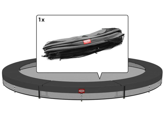 BERG Schutzrand für Favorit InGround 430 Trampoline, grau