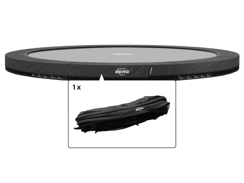 BERG Schutzrand für Champion InGround 430 Trampoline, grau, ab Baujahr 2022