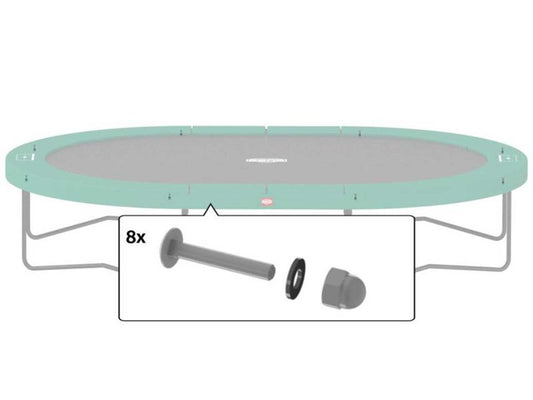 BERG Montageset für Oberer Rahmen InGround/Regular Grand Elite/Champion 520/470, 48 mm &amp; 50,8 mm