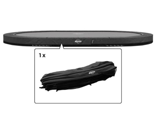 BERG Schutzrand für Grand Champion InGround 520 Trampoline, grau, bis Baujahr 2021