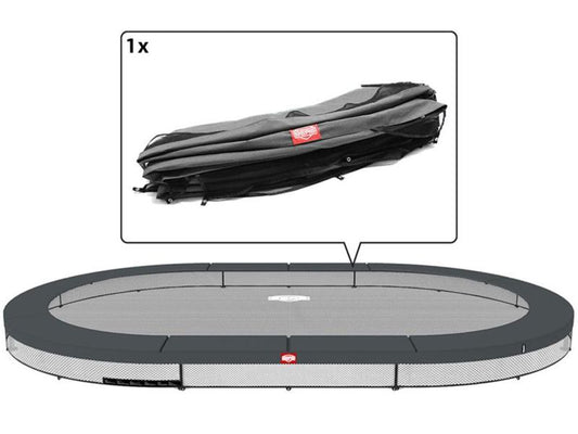 BERG Schutzrand für Grand Favorit InGround 520 Trampoline, grau