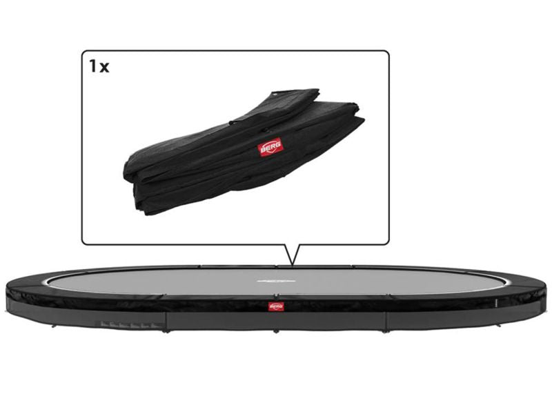 BERG Schutzrand für Grand Favorit InGround 520 Trampoline, schwarz