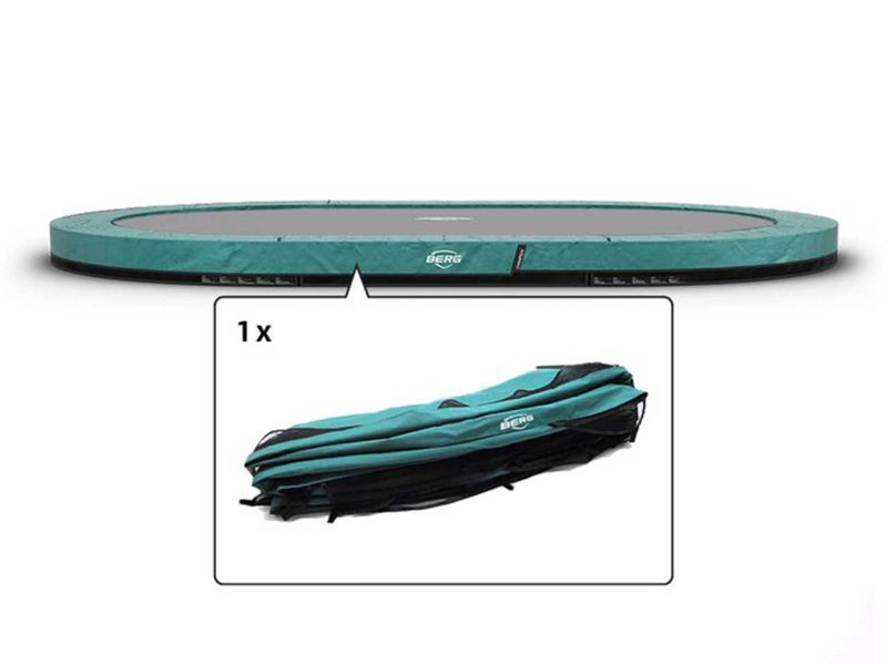 BERG Schutzrand für Grand Champion InGround 520 Trampoline, grün, ab Bj. 2022
