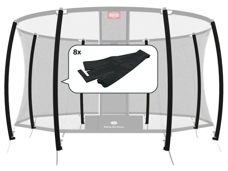 BERG Schutzhüllen für Schaumstoffschutz des Sicherheitsnetz Deluxe, 8-tlg.