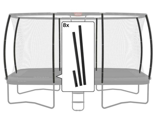 BERG Schaumstoffschutz für das Ultim Sicherheitsnetz Deluxe XL, 8-tlg., ab Baujahr 2022