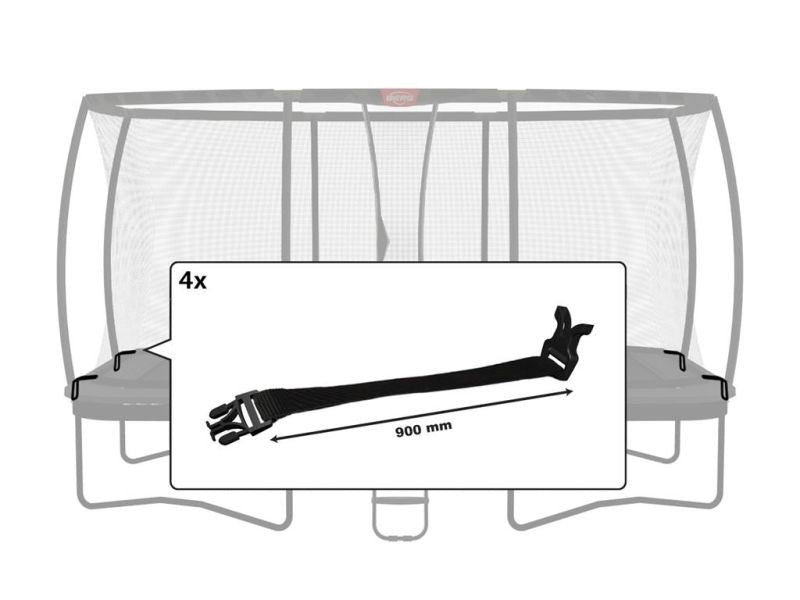 BERG Schnellverschluss (900 mm) für Ultim Sicherheitsnetz DLX XL - 410 u. 500  (4x)