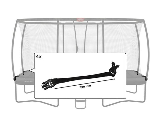 BERG Schnellverschluss (900 mm) für Ultim Sicherheitsnetz DLX XL - 410 u. 500  (4x)