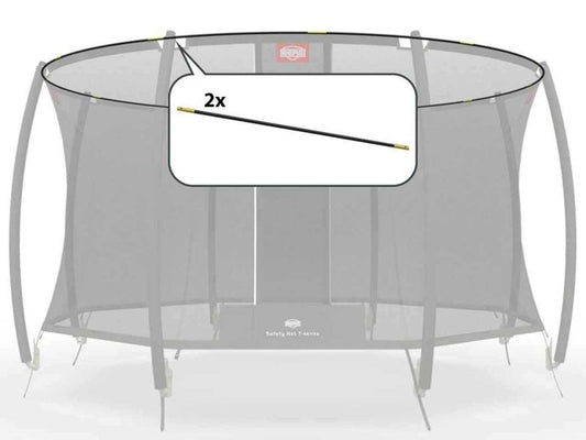 BERG Fiberglasstangen für Sicherheitsnetz T-Serie 330, 2-tlg.