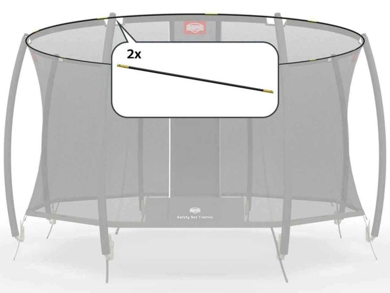 BERG Fiberglasstangen für Sicherheitsnetz T-Serie 380, 2-tlg., bis Baujahr 2018