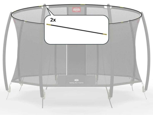 BERG Fiberglasstangen für Sicherheitsnetz T-Serie 430, 2-tlg.