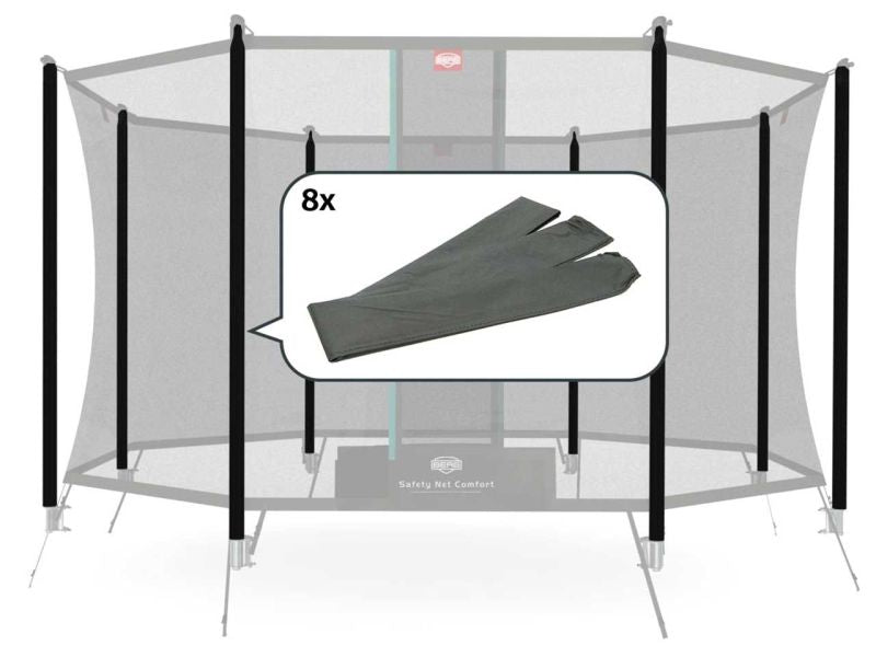 BERG Schutzhüllen für Schaumstoffschutz des Sicherheitsnetz Comfort, 8-tlg., ab Baujahr 2016