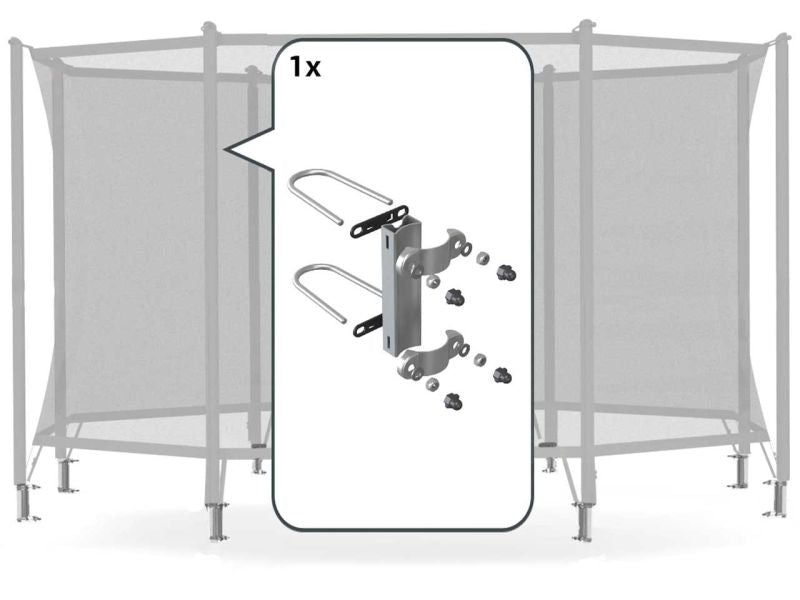 BERG Sicherheitsnetz Comfort Befestigungsset, 95 mm
