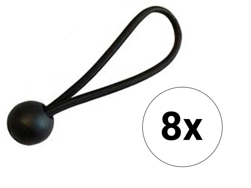 BERG Gummizug mit Ball für Sicherheitsnetz Comfort (120 mm), 8 Stück