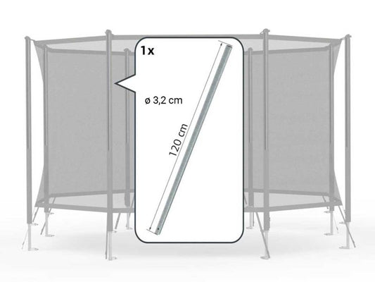 BERG Oberes Rohr für Sicherheitsnetz Comfort ab Baujahr 2015, einzeln, 120 cm