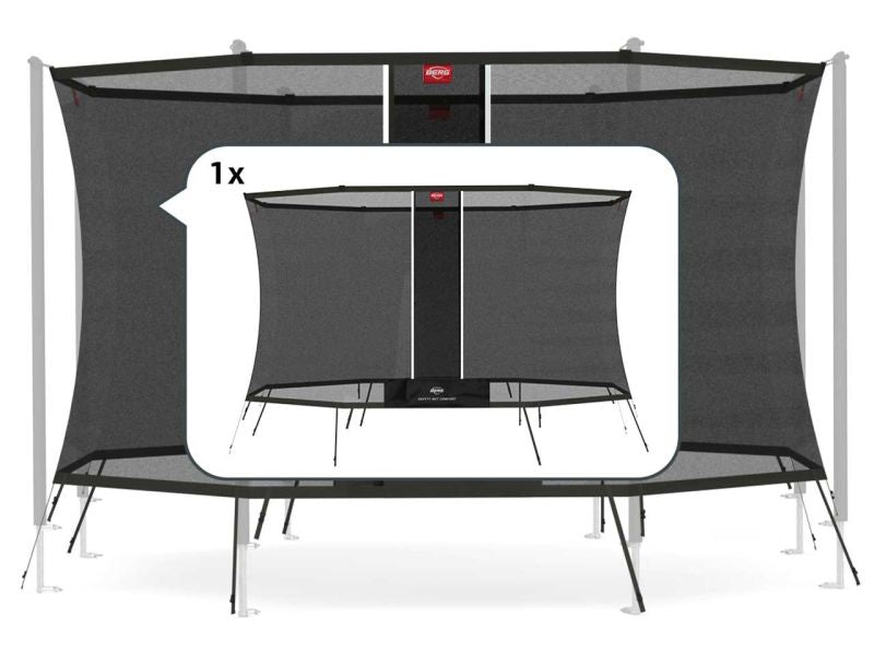 BERG Sicherheitsnetz Comfort, Netz einzeln 270 (für 8 Stangen)