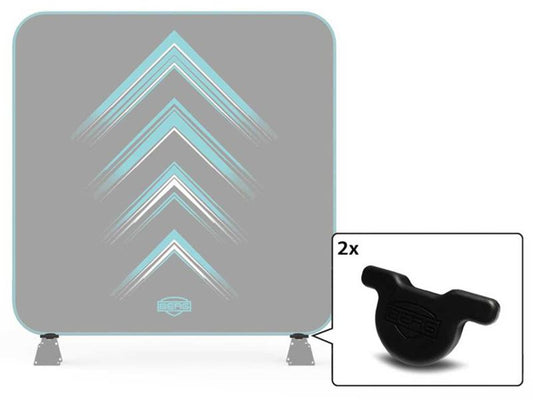 BERG Schaumstoffkappen für Klemme AeroWall, 2 Stück