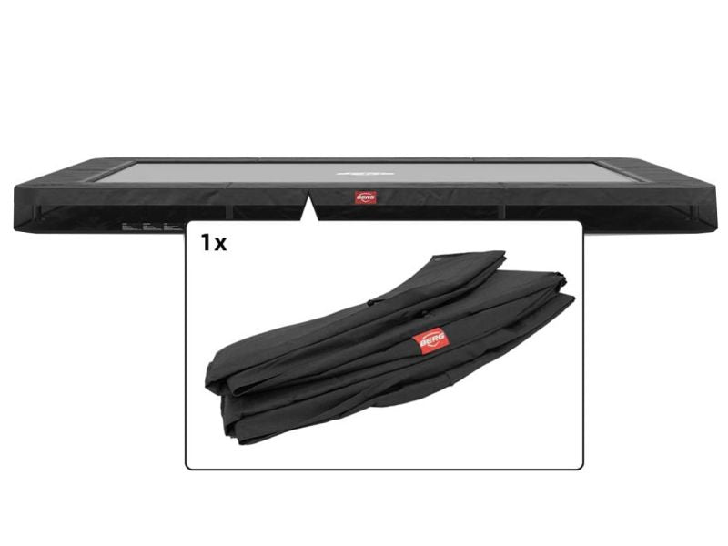 BERG Schutzrand für Ultim Favorit InGround 410 Trampoline, grau