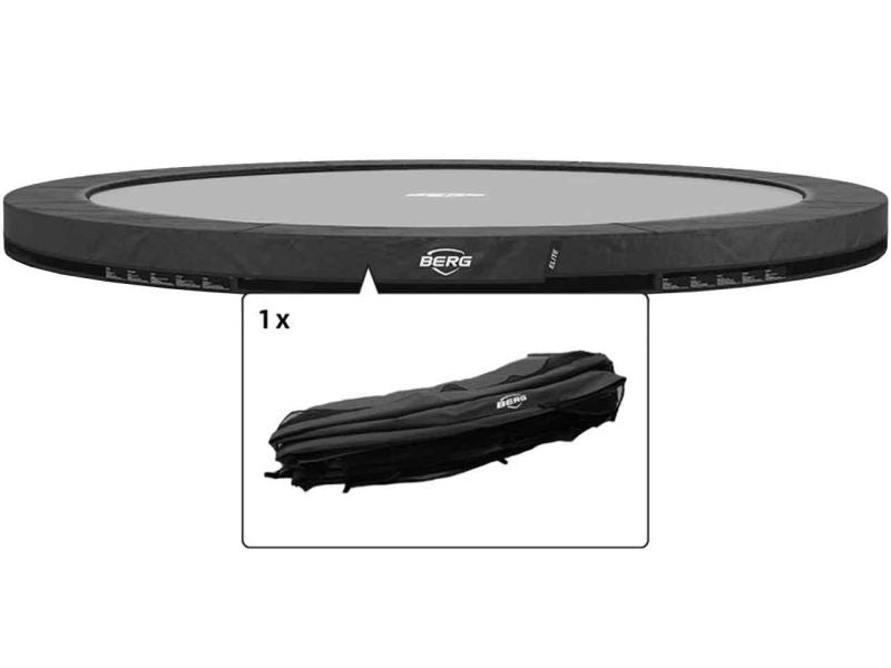 BERG Schutzrand für Elite InGround 430 Trampoline, grau, ab Baujahr 2022