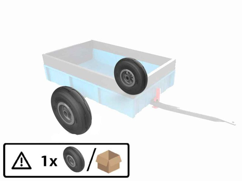 BERG Rad für Steel Trailer XL, 4.00-6, Radial, anthrazit