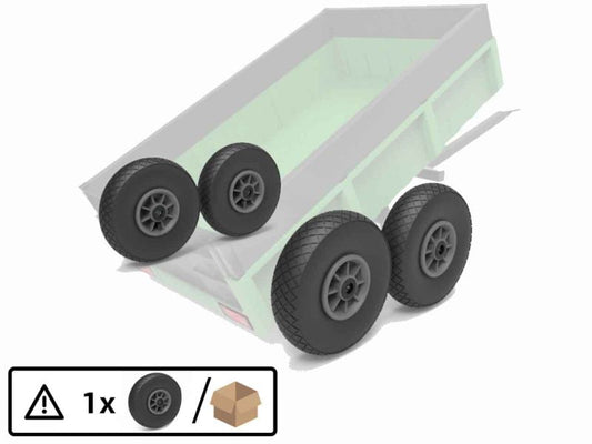 BERG Rad für Tandem Trailer XL, 3.00-4, grau